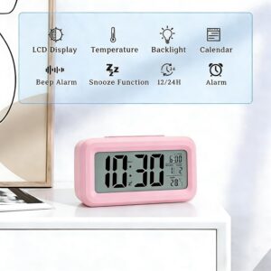 Digital Alarm Clock for Bedroom, Desk Clock Battery Operated, Digital Clock - Image 4