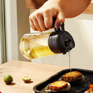 16oz/470ml Glass Olive Oil Sprayer for Cooking - Image 4