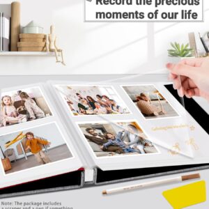 Large Photo Album Self Adhesive 13"x12.6"40pages Scrapbook Album DIY Picture Book,Gifts for Mom,Family Baby and Wedding - Image 3