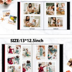 Large Photo Album Self Adhesive 13"x12.6"40pages Scrapbook Album DIY Picture Book,Gifts for Mom,Family Baby and Wedding - Image 4