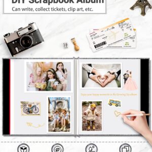 Large Photo Album Self Adhesive 13"x12.6"40pages Scrapbook Album DIY Picture Book,Gifts for Mom,Family Baby and Wedding - Image 6